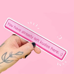 Je hebt hier al een pluim achtergelaten AO3-vinylsticker
