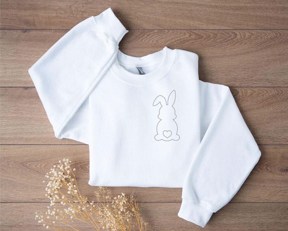 Easter Sweatshirt, Spring Sweatshirt, Rabbit Sweatshirt, Animal Sweatshirt, Mama Sweatshirt, Retro Sweatshirt, Statement Sweatshirt Animood Collections