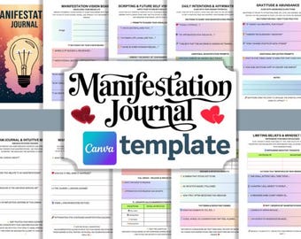 Manifestation Journal | Law of Attraction Planner for Goal Setting & Mindset Shift