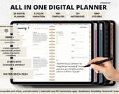 Digital Planner Undated, iPad & Android Planner, GoodNotes Planner, Digital Calendar, Daily, Weekly, Monthly Journal, 2024 2025 iPad Planner