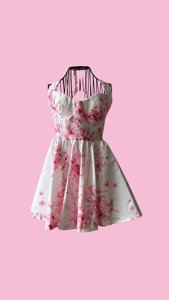 Summer Fresh Floral Dress – One Size Fits Up to EU 42 | Available in Pink, Yellow, Orange
