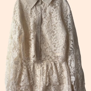 Elegant Lace One Size Co-ord Set – Chic & Timeless