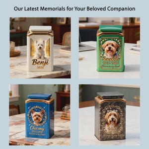 Custom Hand-paint Cat Ashes Urn with Personalized Sculpture, Ceramic Pet Memorial Urn, Handmade Keepsake, Pet Loss Gift, Cat Remembrance Box image 12