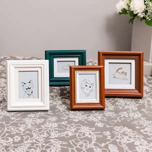 Lustige Katzenzeichnung, Minimalistische Katzenzeichnung, Digitale Linie Kunst, Katzenportrait, minimalistische Cartoon-Katzenkunst, Geschenk für Katzenliebhaber
