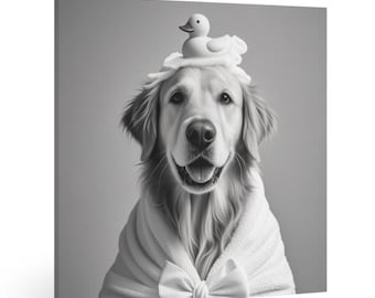 Custom Canvas Wrap Prints with Photos/Paintings, Custom Wall Art Personalized Canvas Pictures for Pet/Family Gifts for Mom/Men/Women