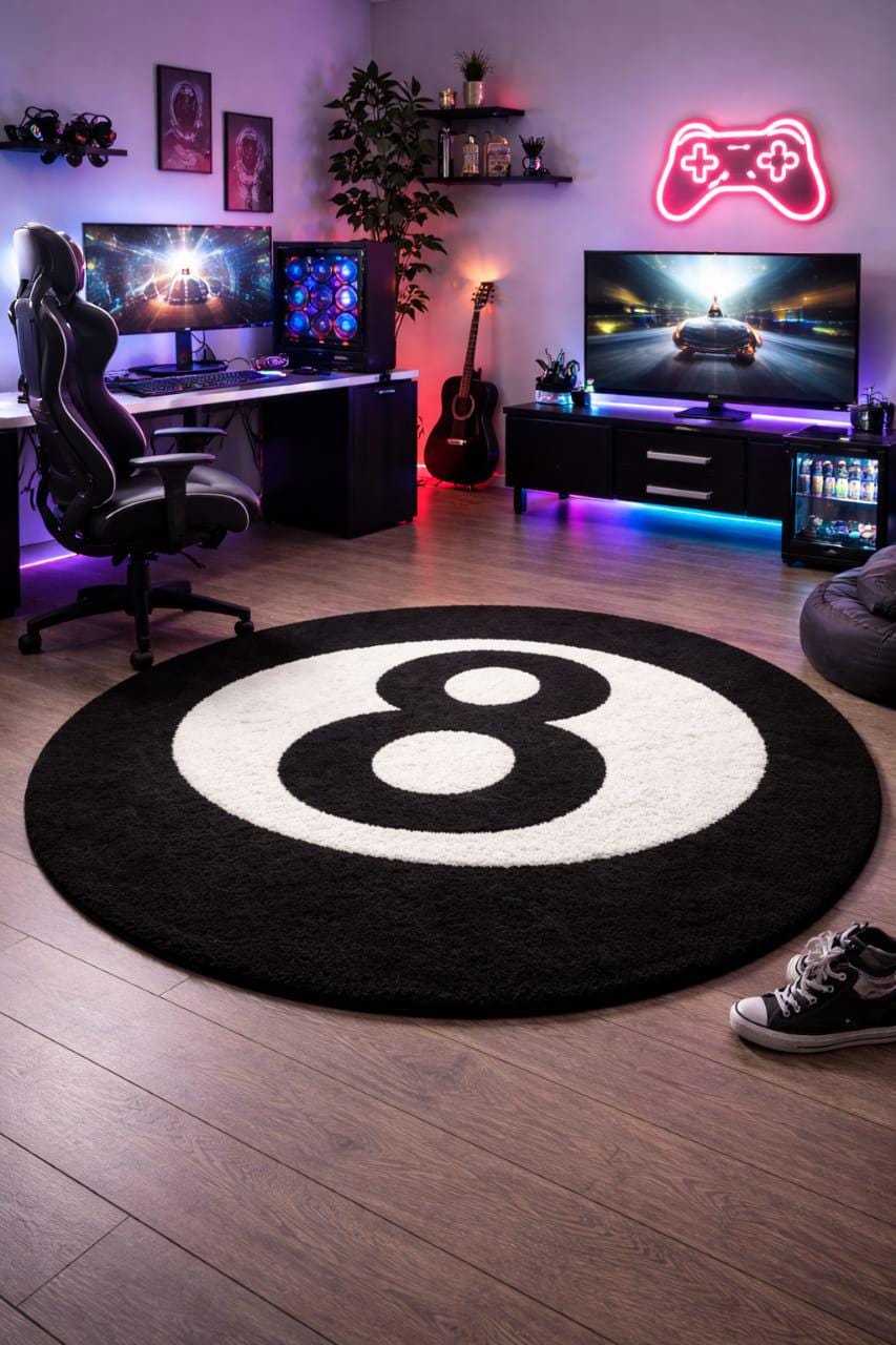 Stussy 8 Ball Rug - Etsy