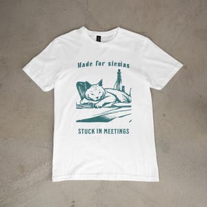 Grappig shirt voor huisdier sarcastische meme-shirt hond moeder en kat minnaar cadeau vintage cartoon design uniseks humor shirt perfect voor dierenliefhebbersgrappig huisdier S