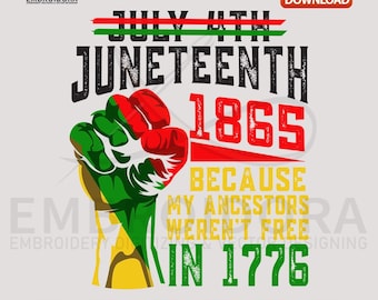 Juneteenth SVG: Independence Day T-Shirt Design (Cut File for Cricut)