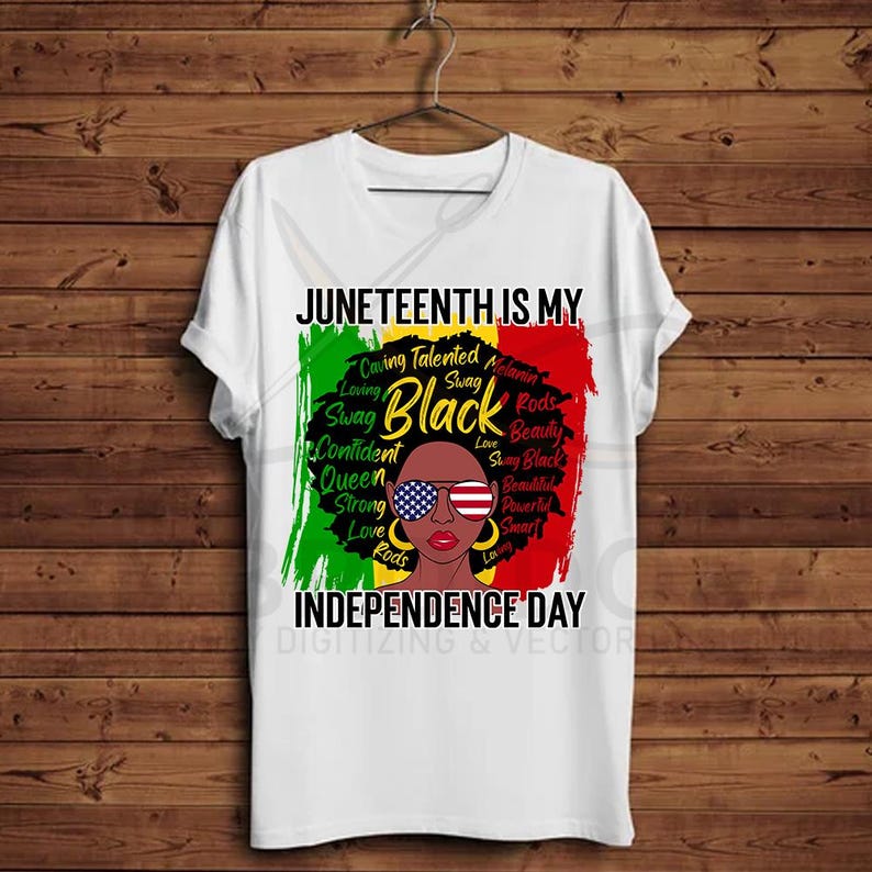 Juneteenth is My Independence Day SVG: Black History Design (cut File ...