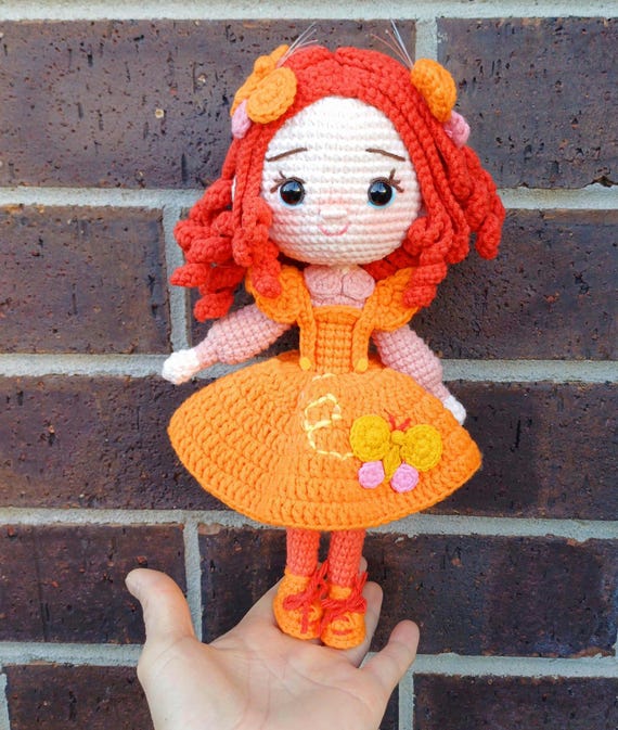 あみぐるみ人形 7つ あみぐるみ人形 7つ 編みぐるみオーガニック コットンプリンセス人形7