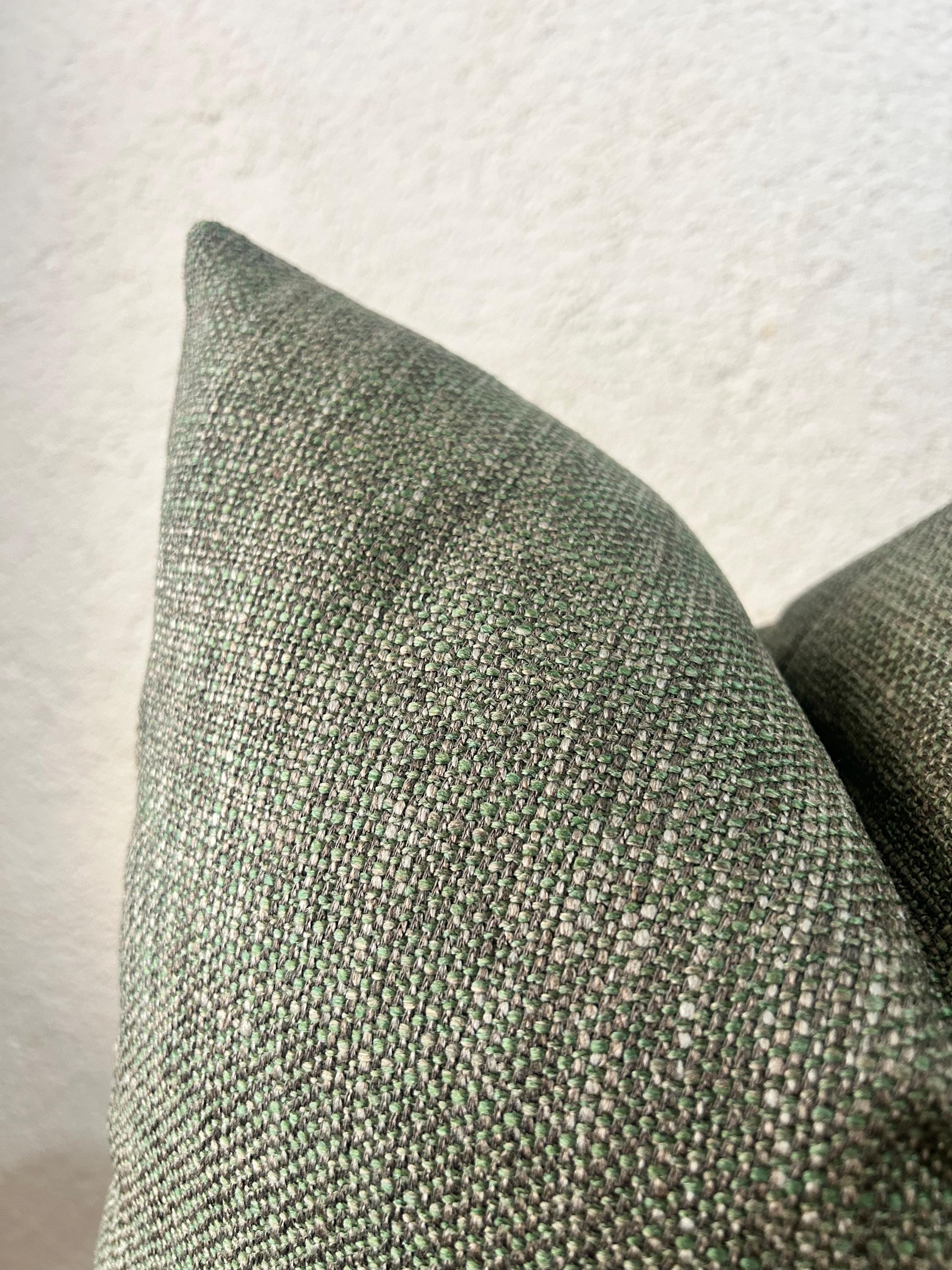 Green Tweed Pillow UK