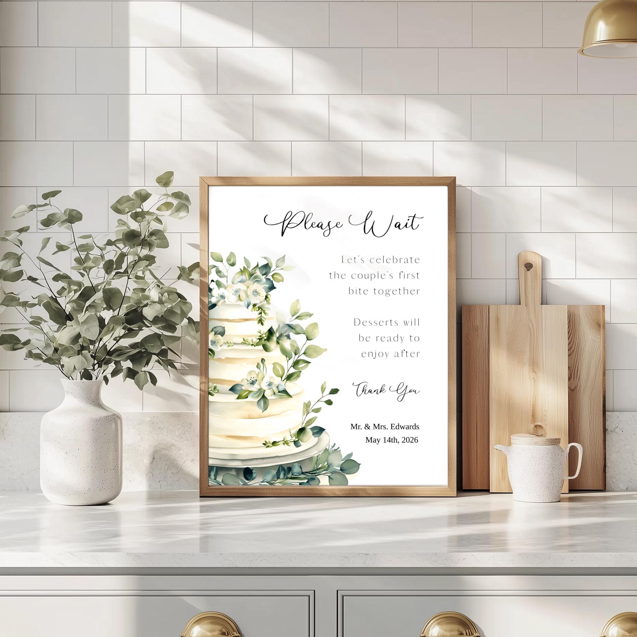 Dessert Bar Closed Sign, Printable Wedding Decor, Editable Instant ...