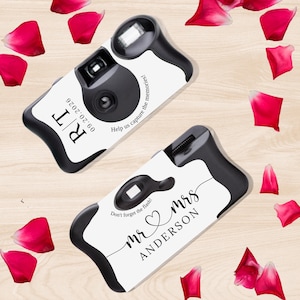 Custom Wrap for Disposable Camera Wedding, Fun Personalized Cover for Party and Event Photography