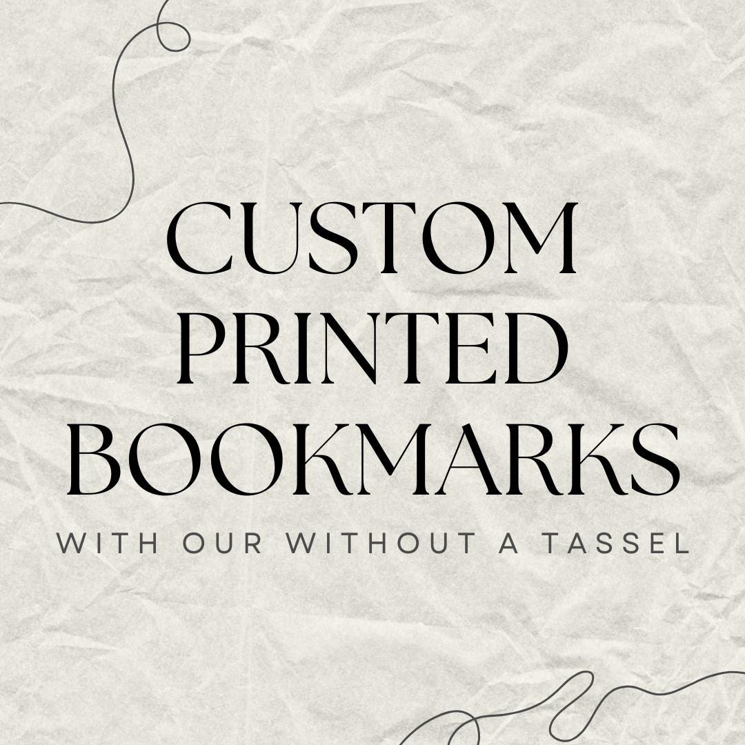 Custom Printed Bookmarks Bulk, Personalized Event Bookmarks 2x6, Church ...