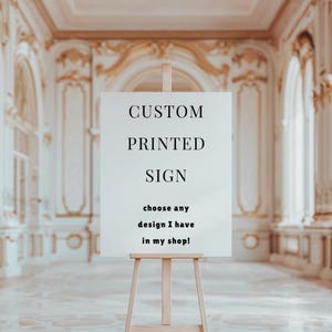 Custom Printing Service for Any Welcome Sign From My Shop – Printed & Shipped to You