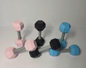 Mini Baby Dumbbell Rattle - Gifts For Fitness Lovers and Baby - Baby Shower Gift - New Parents