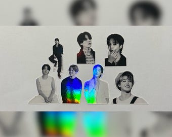 Pegatinas brillantes de Jimin de BTS
