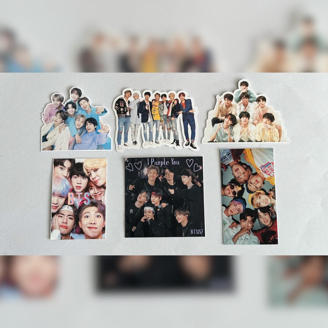 7 Bts Sticker BTS IS 7 Sticker Set (version 1) - Etsy