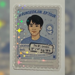 Jin 2025 Concert Tour #RUNSEOKJIN_EP.TOUR Sticker BTS