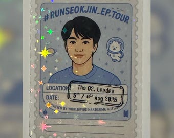 BTS Jin Concert Jersey: RUNSEOKJIN_EP. Tour, Worldwide Handsome