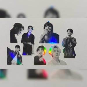 Jungkook Shiny Stickers BTS