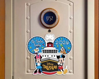 Personalized Cruise Door Magnet, Family Cruise Stateroom Magnet, Custom Ship Door Decor, Family Vacation Magnet, Cruise Gift