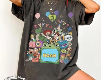 Custom Toy Story 5 T-Shirt, Personalized Lilypad Buzz Woody Jessie Tee, You've Got A Friend In Me Family Movie 2026 Gift