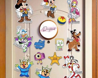 Toy Story Pixar Cruise Magnets, Family Cruise Door Magnets, Woody Jessie Buzz Lightyear for Cruise Ship Stateroom