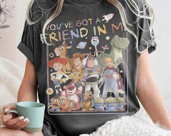Toy Story 1995 Retro T-Shirt, Woody and Buzz Pixar Fest Shirt, You've Got A Friend In Me WDW Family Trip Tee 2026