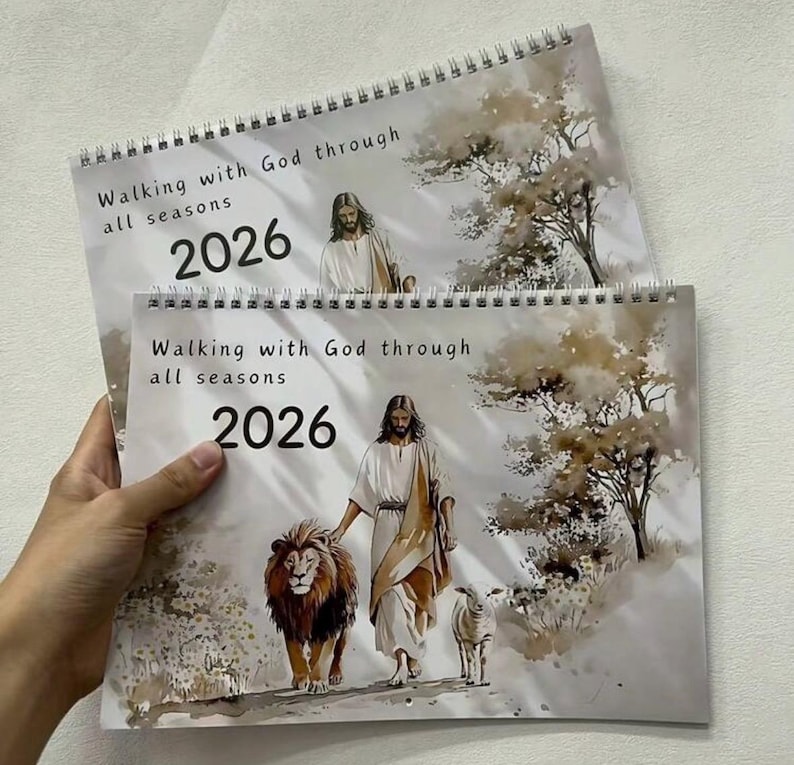 2026 Christian Bible Verse Calendar | Daily Devotional Planner With ...