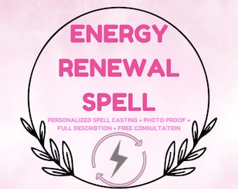 Energy Renewal Spell – Recharge Your Mind, Body & Spirit