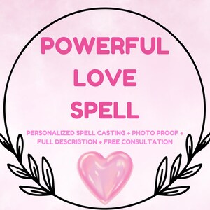 Powerful Love Spell – Attract Deep Love & Passion, Love manifestation, Love and attraction, Deep connection spell, Relationship booster