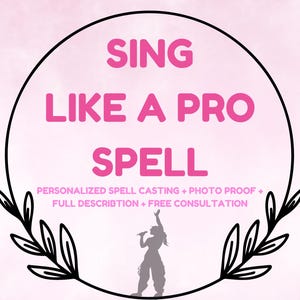 Sing Like a Pro Spell – Unlock Your Vocal Power & Stage Confidence
