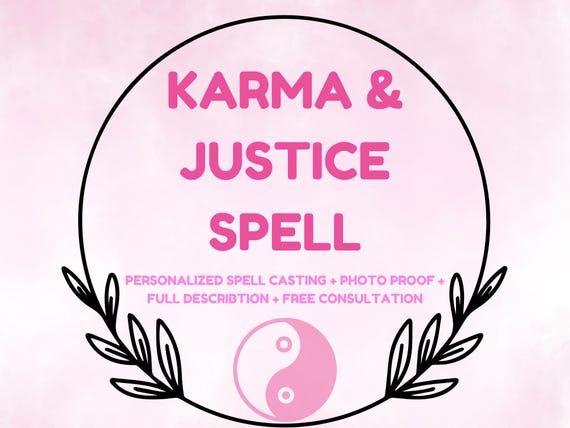 Karma & Justice Spell – Restore Balance, Get the Justice You Deserve, fairness spell, energy balance, karmic justice, spell for protection