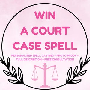 Win a Court Case Spell – Favorable Legal Outcomes & Justice