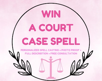Win a Court Case Spell – Favorable Legal Outcomes & Justice