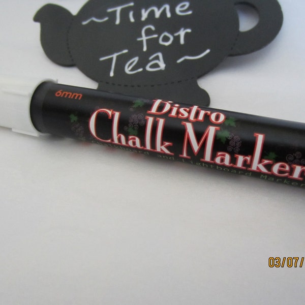 Domestic Priority Shipping- White Chalkboard Markers- Chalk Pen-Bistro Chalk Marker for writing on Vinyl Chalkboard