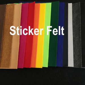 Self-Adhesive Back Felt Foam Padding 20Sheet Fabric Sticky Water Resistant  6X6