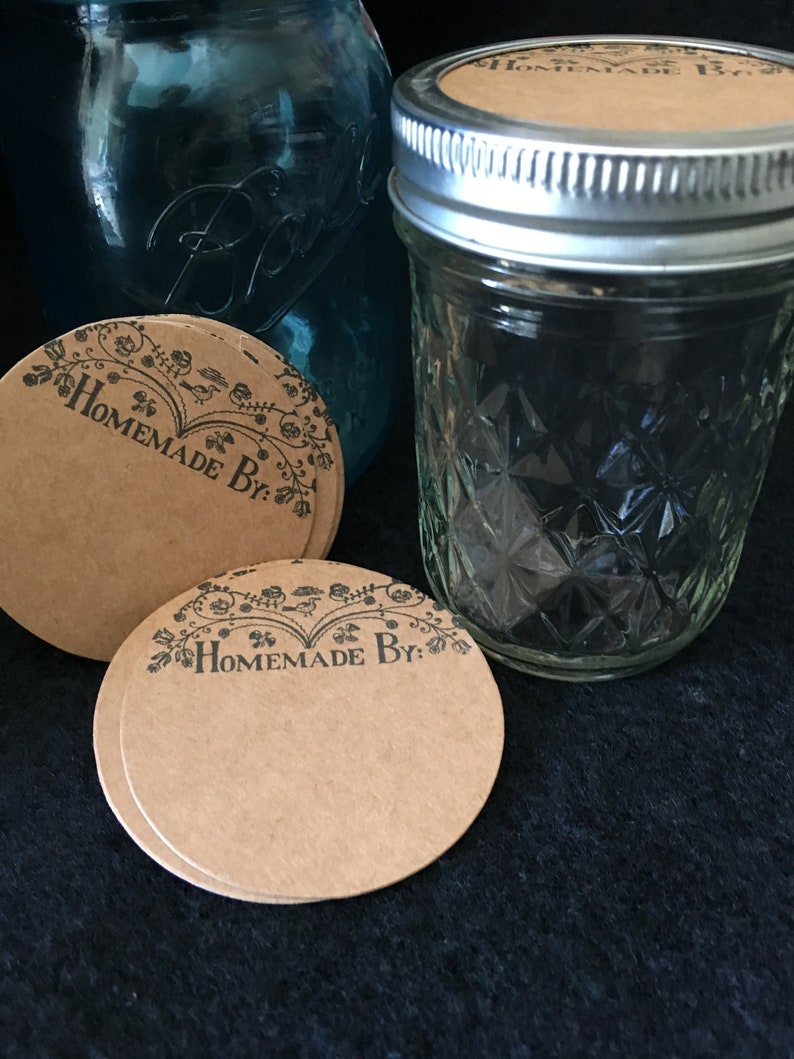 Homemade ByMason Jar StickersCanning Jar Labels Preserving Etsy