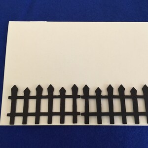 Picket Fence Die Cuts-Chipboard Fence-Blanks-Farm Style Decoration-Chipboard-Rustic Wedding-Housewarming-Cardboard Fences-Party Decor