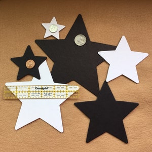 Star Chipboards in 6 Sizes DIY Craft Kits-PartyDecor-Graduation Decor-Super Hero-School Craft Kits-DIY Star Decorations Kits-Wedding Signs image 8