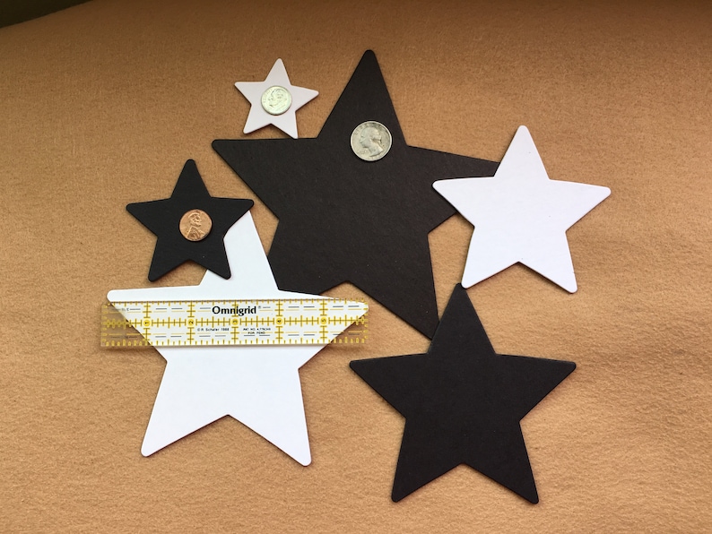 Star Chipboards in 6 Sizes DIY Craft Kits-PartyDecor-Graduation Decor-Super Hero-School Craft Kits-DIY Star Decorations Kits-Wedding Signs image 8