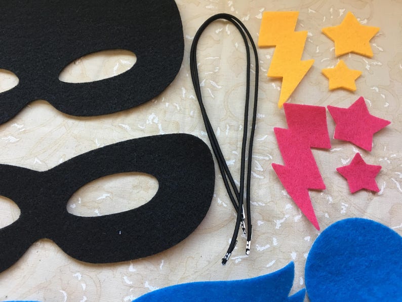 Felt Mask Kitdiy Mask Kitkids Craftsparty Decorationdress Etsy