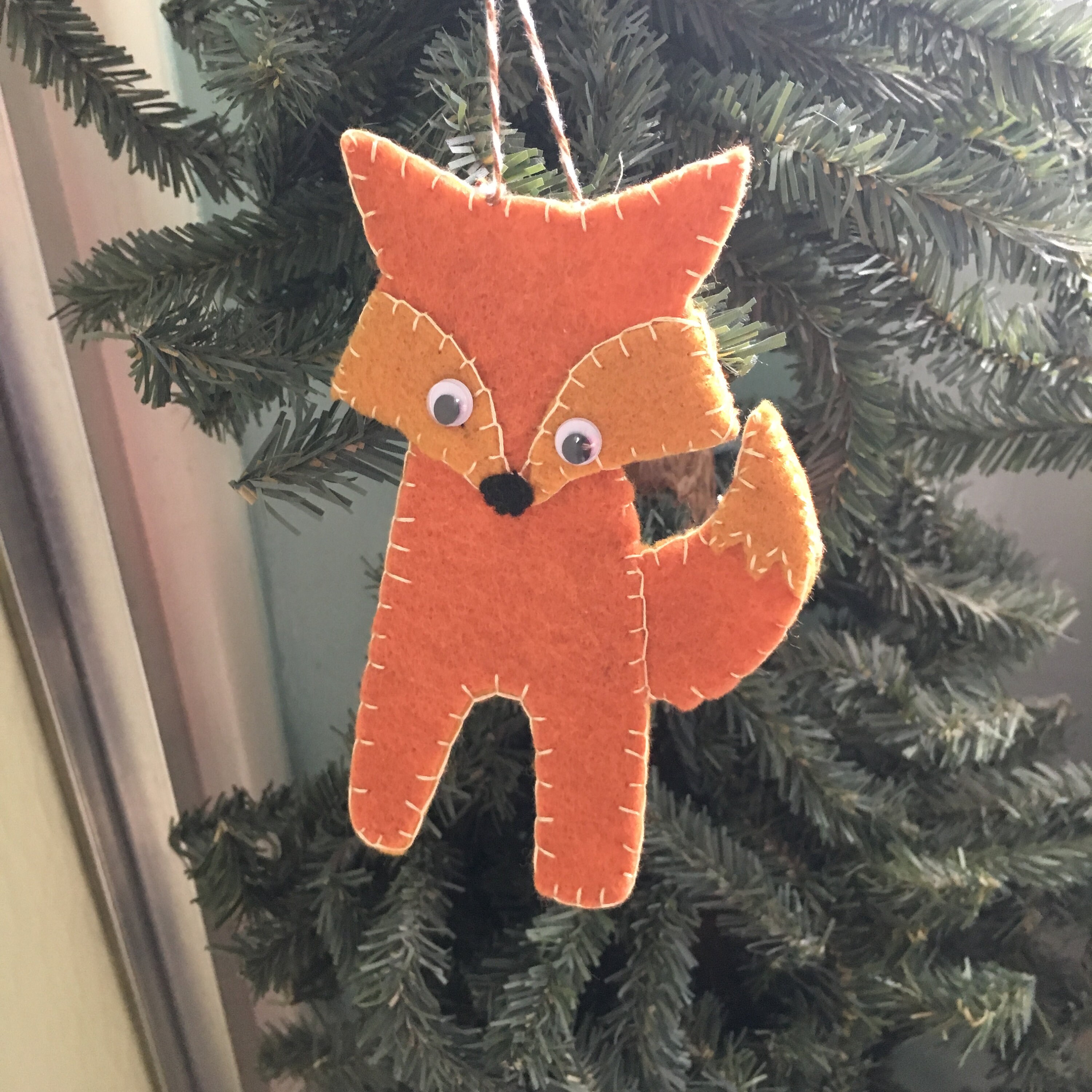 DIY Felt Fox Ornament KitFelt Gift TagFelt Fox Etsy