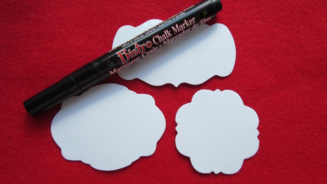 Dry Erase Stickersblack Fine Tip Chalk Markercanning Label Etsy