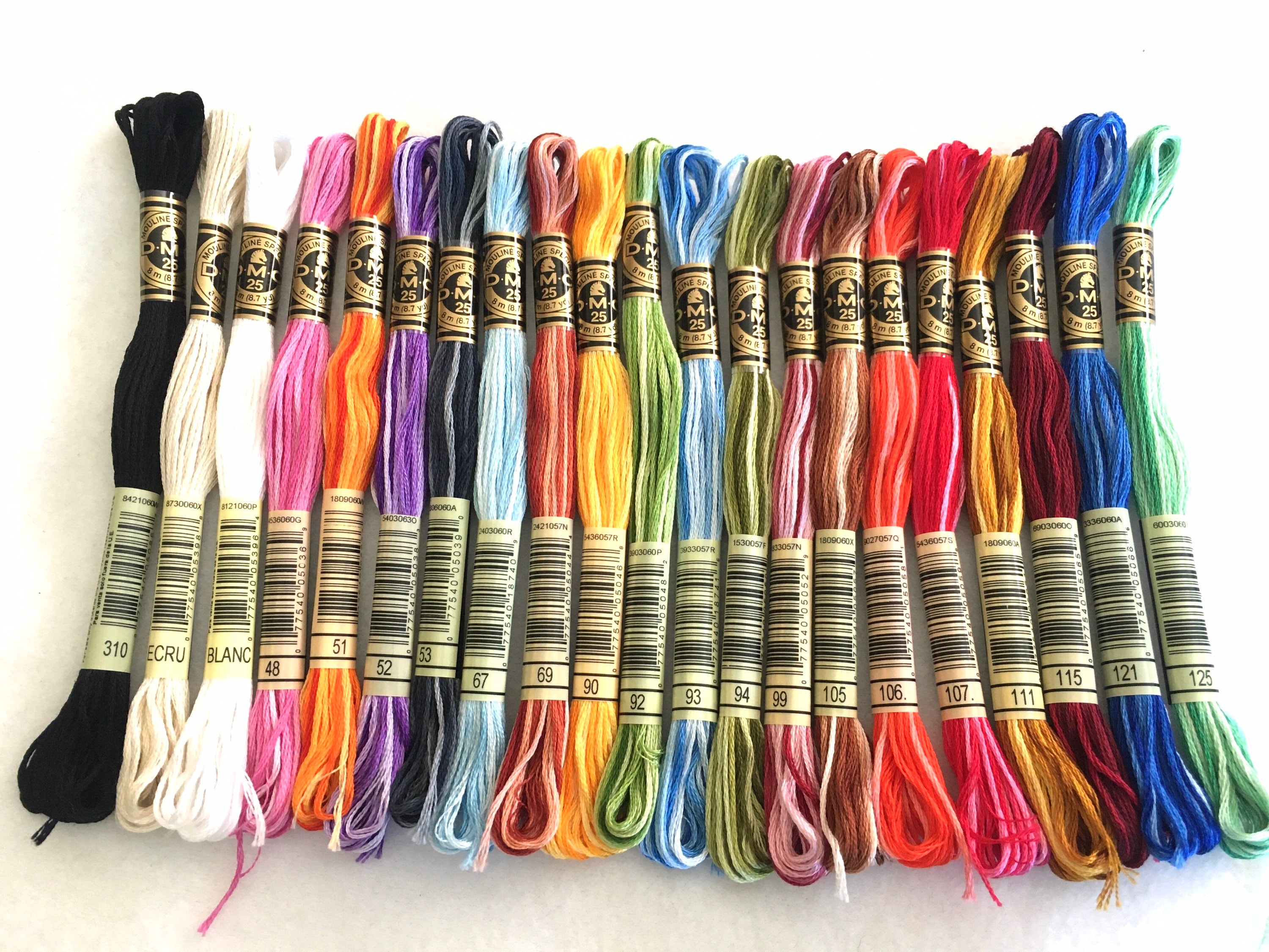 DMC 6 Strand Embroidery Floss Assortment - Rainbow – Stitches