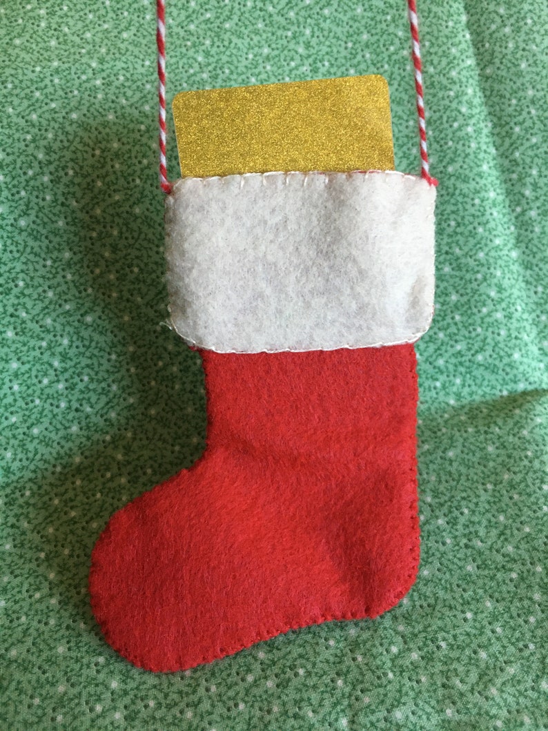 Felt Christmas Stocking Die Cutsdiy Felt Stocking Etsy