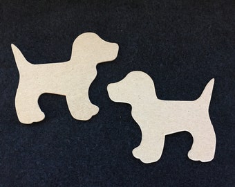 Dog Blanks-DIY Chipboard-Alterable Large Chipboard Dog-Decor-Unfinished-Party Decor-Kids Birthday Crafts-Planner Accessories-Cupcake Toppers