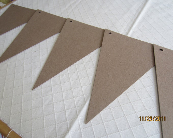 SALE DIY Banner Kit chipboard Banner Blanks Banner Shapes Etsy