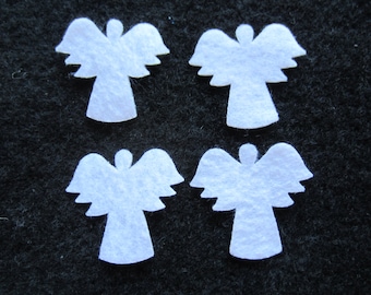 Angel Mini Felt Shapes -Wax Dipping for Independent Consultants-Christmas Parties Favors-Seasonal Decorations-Costume Embellishments